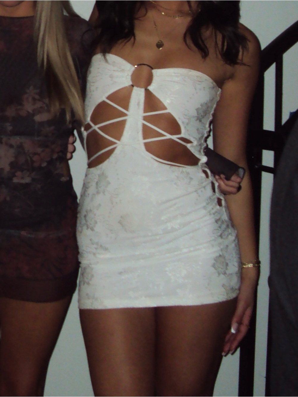 Outcast Alaska Mini Dress White